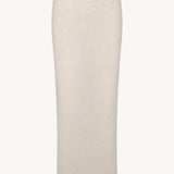 ETERNE - EMMA CASHMERE SKIRT HEATHER OATMEAL