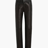 Khaite - Emmet Pant in Black Leather