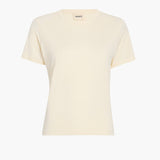 Khaite - Emmylou T-Shirt in Cream Jersey