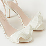 Roeffler Randall - Estella Pearl Ruffle Heeled Sandal