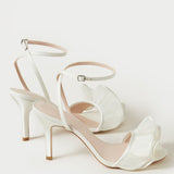 Roeffler Randall - Estella Pearl Ruffle Heeled Sandal