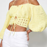 Simkhai - JS x Elexiay Crochet Top