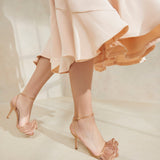 Roeffler Randall - Estella Beauty Ruffle Heeled Sandal