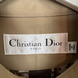 Christian Dior Beige AW22 Trench Coat with Dior Oblique Lining and Cuff Details with Garden Print Details FR 34 (UK 6)