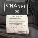 Chanel 02/A Leather Jacket and Pencil Skirt Set Size FR 38 (UK 10)