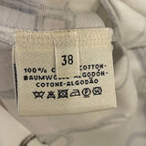 Hermès White Saddle Printed T-Shirt Size FR 38 (UK 10)