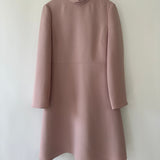 Valentino Pink Bell Sleeve Mid Neck Midi Dress Size IT 38 (UK 6)