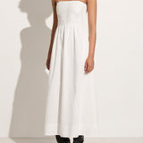 Faithfull - Dominquez Midi Dress White - Final Sale