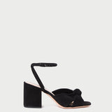 Roeffler Randall - Fiamma Black Knot Heeled Sandal