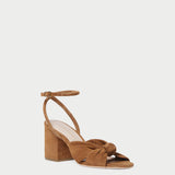 Roeffler Randall - Fiamma Cacao Knot Mid-Heel Sandal