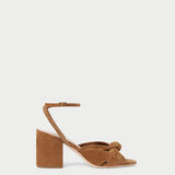 Roeffler Randall - Fiamma Cacao Knot Mid-Heel Sandal