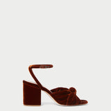 Roeffler Randall - Fiamma Sienna Knot Mid-Heel Sandal