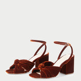 Roeffler Randall - Fiamma Sienna Knot Mid-Heel Sandal