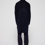 ROHE - Double face woolen coat | navy