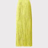 Herve Leger - FRINGED HALTER MIDI DRESS