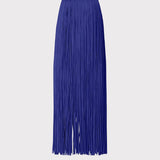 Herve Leger - FRINGED HALTER MIDI DRESS