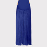 Herve Leger - FRINGED HALTER MIDI DRESS