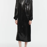 Maria McManus - Pleated Blouson Dress in Black