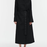 Maria McManus - Wrap Coat in Black