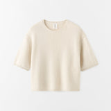 ALMADA LABEL - Fei Cashmere T-shirt, vanilla