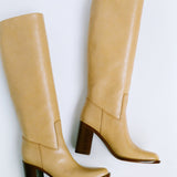 Roeffler Randall - Heidi Khaki Leather Tall Boot