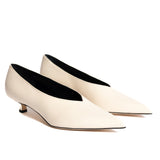 Elleme - Vivian Pumps Leather Cream