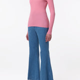 GABRIELA HEARST - Browning Knit Sweater in Rosa Cashmere Silk