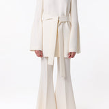 GABRIELA HEARST - Shandon Tunic in Ivory Double Face Wool Crepe