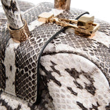 GABRIELA HEARST - Demi Bag in Black & Ivory Snakeskin