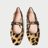 Loeffler Randall - Ginger Leopard Velvet Mary Jane