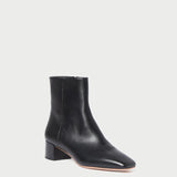 Roeffler Randall - Ginny Black Leather Ankle Boot