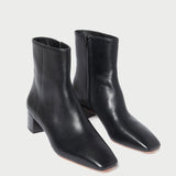 Roeffler Randall - Ginny Black Leather Ankle Boot