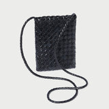 Roeffler Randall - Grace Black Mini Woven Crossbody