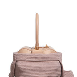 GABRIELA HEARST - Crossover Knit Bag in Nude Cashmere