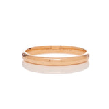 GABRIELA HEARST - Bangle in 18K Rose Gold & Vitreous Brown Enamel