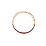 GABRIELA HEARST - Bangle in 18K Rose Gold & Vitreous Brown Enamel