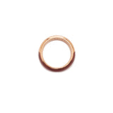 GABRIELA HEARST - Ring in 18K Rose Gold & Vitreous Brown Enamel