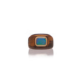 GABRIELA HEARST - Medium Ring in Tiger's Eye & Opal