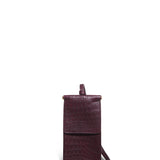 GABRIELA HEARST - Cardi Necklace Bag in Bordeaux Crocodile Leather