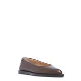 GABRIELA HEARST - Kati Ballerina Flat Shoe in Chocolate Leather