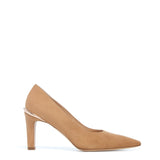 GABRIELA HEARST - Edwina High Heel Stiletto Pump in Dark Camel Suede