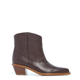 GABRIELA HEARST - Leduc Ankle Boot in Chocolate Textured Leather