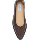 GABRIELA HEARST - Kati Ballerina Flat Shoe in Chocolate Leather