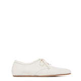 GABRIELA HEARST - Luca Flat Shoe in Cream Textured Leather