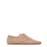 GABRIELA HEARST - Luca Flat Shoe in Dark Camel Textured Leather