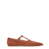 GABRIELA HEARST - Lola Ballerina Flat Shoe in Cognac Suede