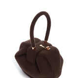 GABRIELA HEARST - Nina Bag in Chocolate Cashmere Felt