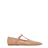 GABRIELA HEARST - Lola Ballerina Flat Shoe in Dark Camel Nappa Leather