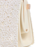 GABRIELA HEARST - Carrington Bag in Ivory Cashmere Lace