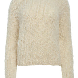 GABRIELA HEARST - Dalton Knit Sweater in Ivory Welflame Cashmere